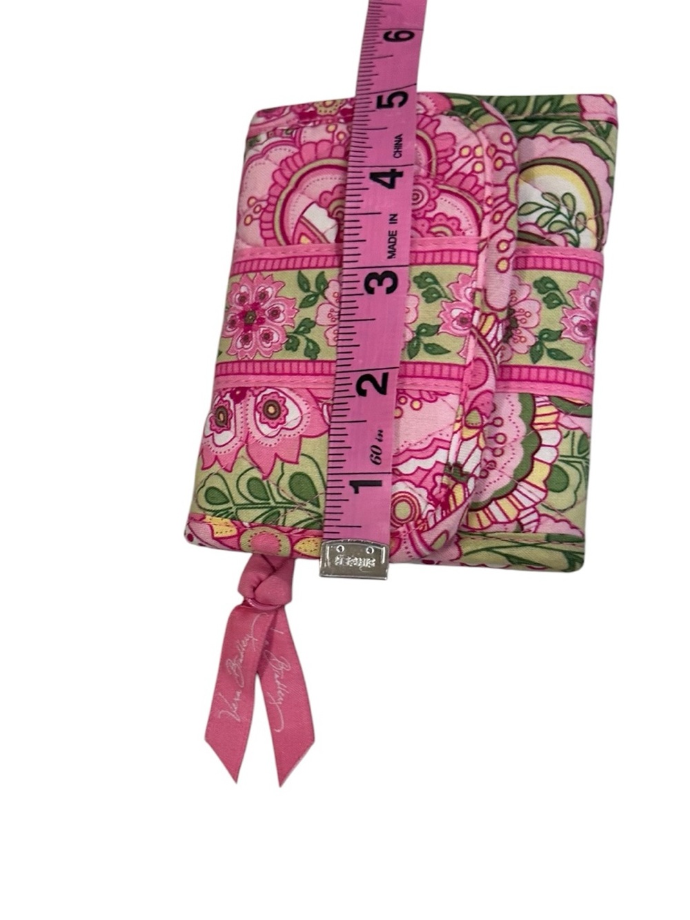 Vera Bradley Pink Petal Pink Quilted Crossbody & Wallet Set Vtg Vintage - Picture 13 of 14
